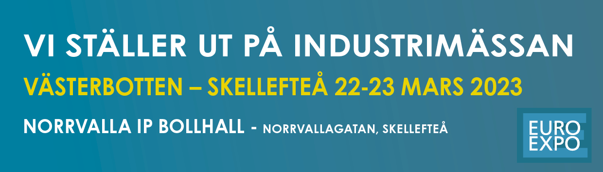 Industrimässa i Skellefteå 22-23 mars 2023